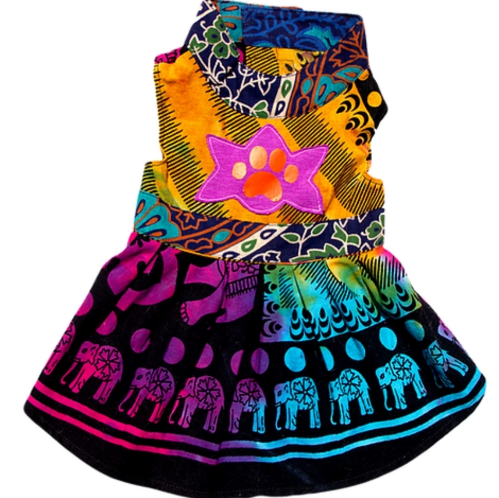 NWOT DOGGY Multi Colored Dress